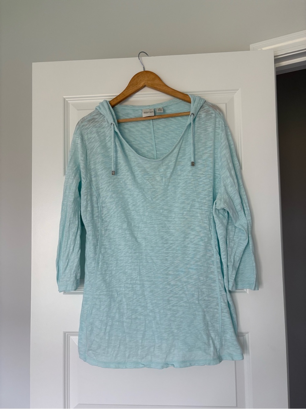 100% Cotton Beachy Lightweight Pullover Sweater Chicos Size Coastal Grandma